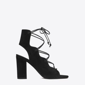 Authentic Saint Laurent Babies 90 Cage Sandal